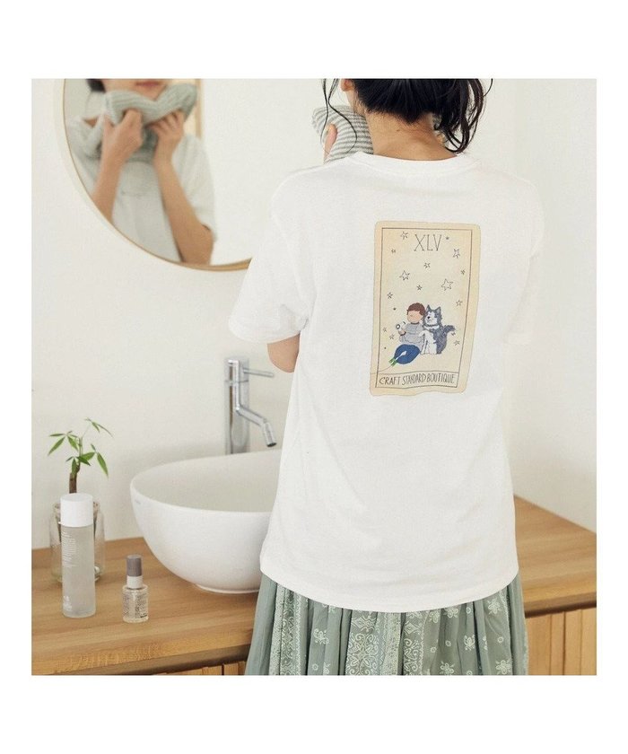 【クラフトスタンダードブティック/CRAFT STANDARD BOUTIQUE】のcozue TEE インテリア・キッズ・メンズ・レディースファッション・服の通販 founy(ファニー) https://founy.com/ ファッション Fashion レディースファッション Fashion for Women トップス・カットソー Cut & Sew Tops シャツ・ブラウス・オフィスカジュアル Elegant Blouses & Button-Ups ロングTシャツ・Tシャツ Longline T-Shirts & Tees カットソー・ベーシックTシャツ Cut-and-Sewn Tops / Stretch Tees & Basics イラスト Illustration 春 Spring カットソー Cut and Sewn Top スタンダード Standard, Basic プリント Print, Printed Pattern ポケット Pocket, Pocket Detail 羽織 Haori, Light Jacket S/S・春夏 SS, Spring/Summer, Warm Season 犬 Dog 夏 Summer |ID: prp329100004671065 ipo3291000000033768257