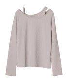 【アースミュージックアンドエコロジー/earth music&ecology】のレイヤード風リブプルオーバー Pink Beige|ID: prp329100004671084 ipo3291000000033768331