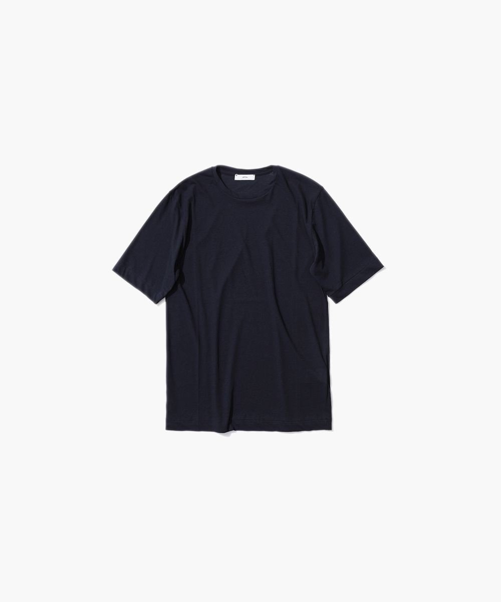 【エイトン/ATON】の50/- ORGANIC FRESCA スタンダード Tシャツ インテリア・キッズ・メンズ・レディースファッション・服の通販 founy(ファニー) 　ファッション　Fashion　レディースファッション　Fashion for Women　トップス・カットソー　Cut & Sew Tops　シャツ・ブラウス・オフィスカジュアル　Elegant Blouses & Button-Ups　ロングTシャツ・Tシャツ　Longline T-Shirts & Tees　カットソー・ベーシックTシャツ　Cut-and-Sewn Tops / Stretch Tees & Basics　インド　Indian Textile　インナー　Innerwear　オーガニック　Organic Cotton　春　Spring　カットソー　Cut and Sewn Top　スタンダード　Standard, Basic　タンク　Tank Top, Sleeveless Top　ドレープ　Drape, Draping Fabric　レギュラー　Regular, Standard Fit　S/S・春夏　SS, Spring/Summer, Warm Season　夏　Summer　NAVY|ID: prp329100004671091 ipo3291000000033768352