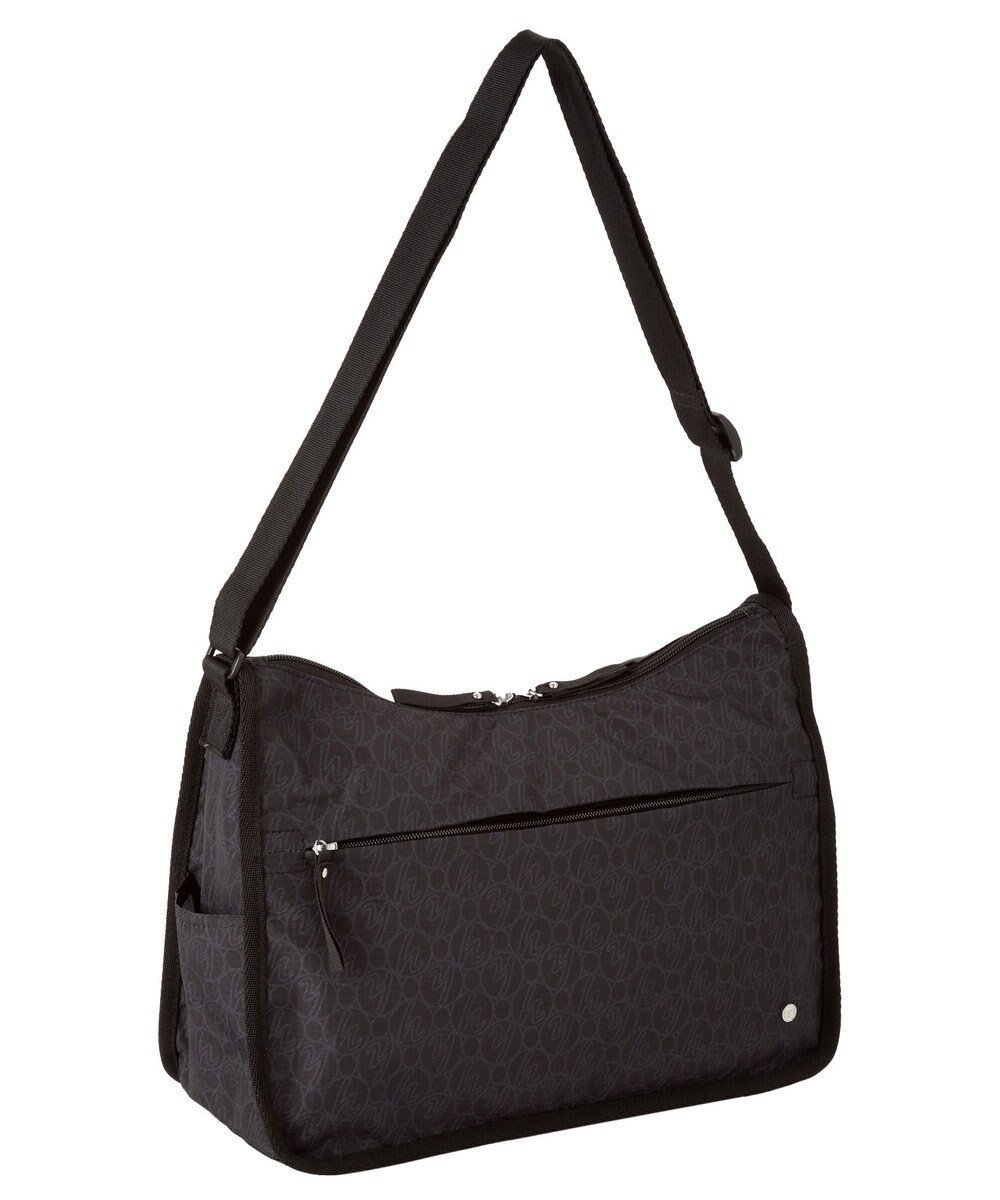 【エースバッグズアンドラゲッジ/ACE BAGS & LUGGAGE】のhiromichi nakano フェズリ ショルダーバッグ 17522 ヒロミチナカノ インテリア・キッズ・メンズ・レディースファッション・服の通販 founy(ファニー) ファッション Fashion レディースファッション Fashion for Women 軽量 Lightweight, Ultra Light シンプル Simple, Minimal ストライプ Stripe, Striped Pattern スリム Slim, Slim Fit ドット Polka Dot, Dot Pattern 定番 Standard, Basic Item フラワー Flower, Floral プリント Print, Printed Pattern ポケット Pocket, Pocket Detail 旅行 Travel ブラック(モノグラム)|ID: prp329100004671112 ipo3291000000034280110