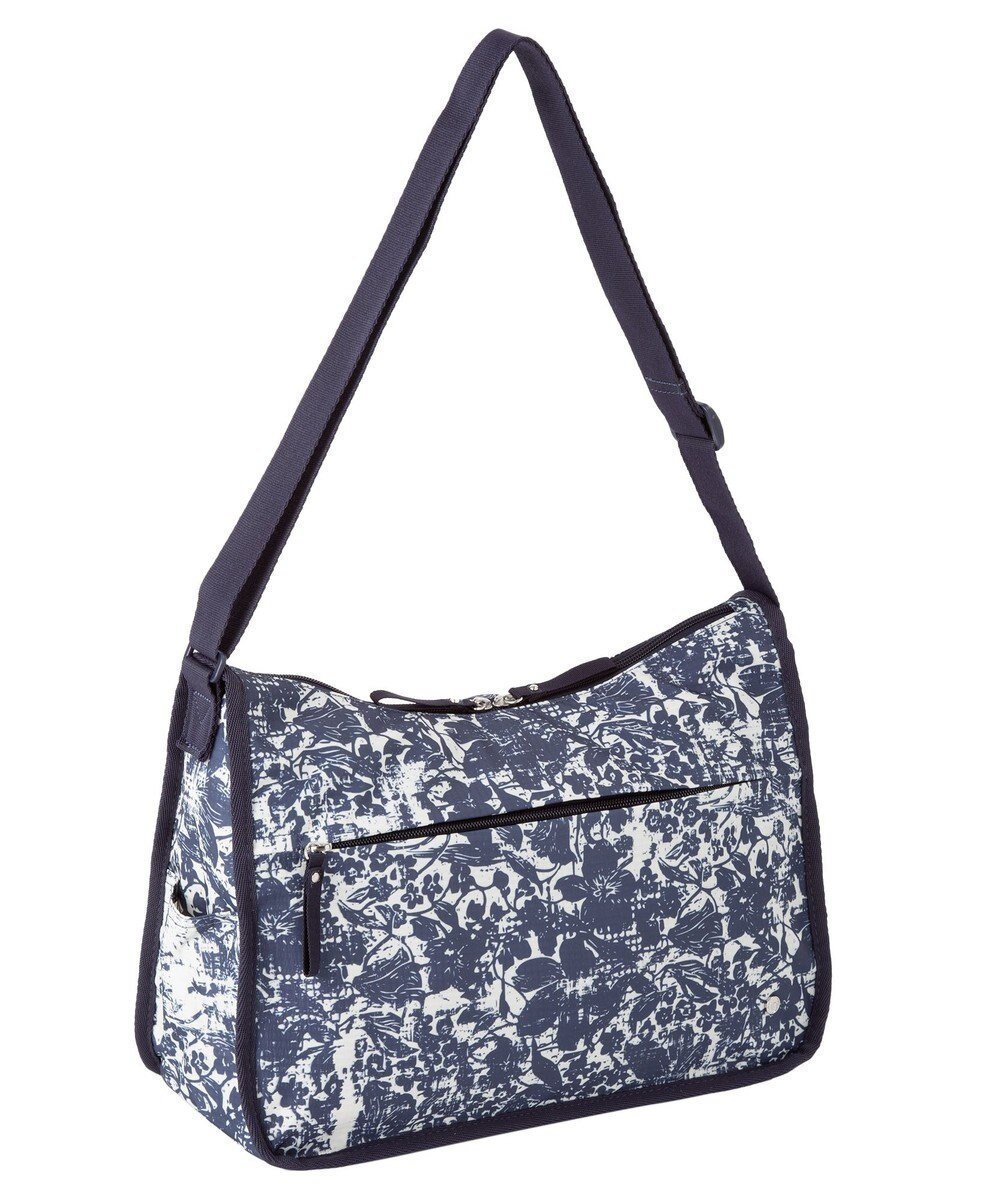 【エースバッグズアンドラゲッジ/ACE BAGS & LUGGAGE】のhiromichi nakano フェズリ ショルダーバッグ 17522 ヒロミチナカノ インテリア・キッズ・メンズ・レディースファッション・服の通販 founy(ファニー) ファッション Fashion レディースファッション Fashion for Women 軽量 Lightweight, Ultra Light シンプル Simple, Minimal ストライプ Stripe, Striped Pattern スリム Slim, Slim Fit ドット Polka Dot, Dot Pattern 定番 Standard, Basic Item フラワー Flower, Floral プリント Print, Printed Pattern ポケット Pocket, Pocket Detail 旅行 Travel ネイビー(フラワー)|ID: prp329100004671112 ipo3291000000034280111