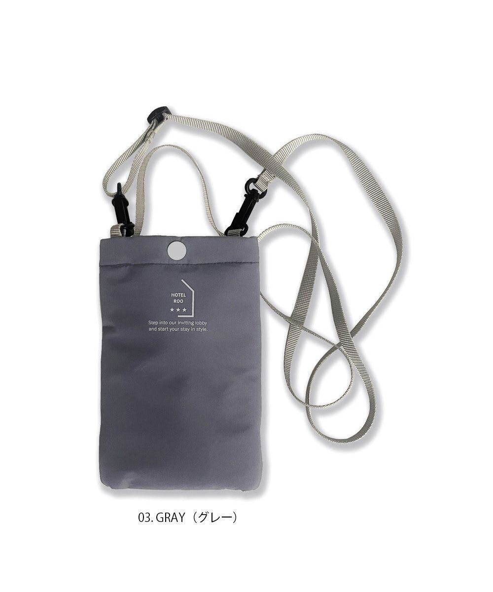 【ルートート/ROOTOTE】の1119【ボトルケース スマホケース】EU.ボトッシュ.イントリップ-A インテリア・キッズ・メンズ・レディースファッション・服の通販 founy(ファニー) 　ファッション　Fashion　レディースファッション　Fashion for Women　カメラ　Camera Accessories　ショルダー　Shoulder, Shoulder Strap　スポーツ　Sports, Activewear　フラット　Flat, Flat Shoes　ポーチ　Pouch, Small Case　旅行　Travel　小旅行　Short Trip　スマホケース　Smartphone Case　新作・新入荷　New Arrivals / New In　03:グレー|ID: prp329100004671202 ipo3291000000034198996