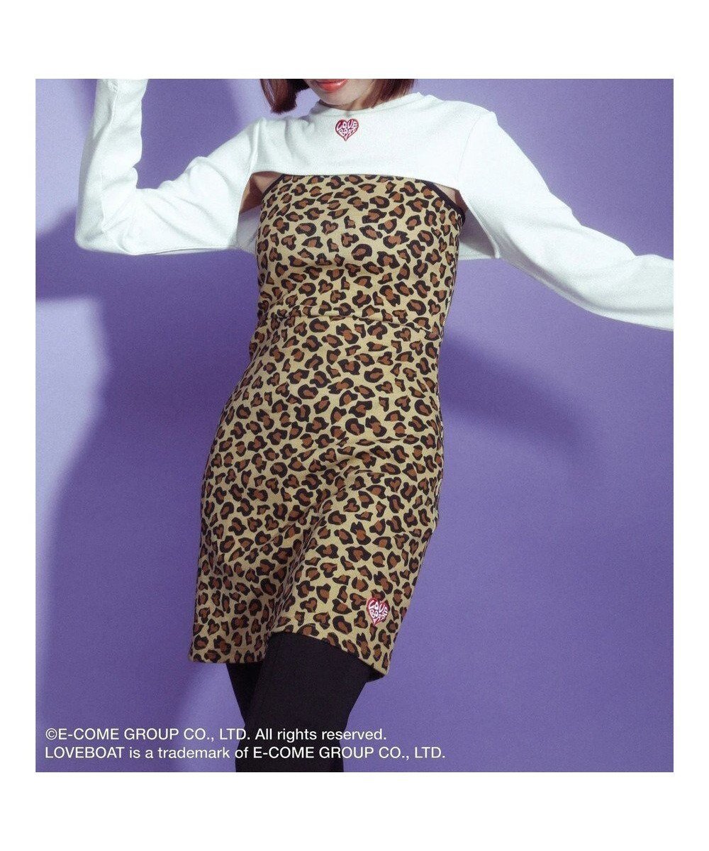 【グリーンパークス/Green Parks】の別注 LOVE BOAT キャミワンピ×ボレロ インテリア・キッズ・メンズ・レディースファッション・服の通販 founy(ファニー) ファッション Fashion レディースファッション Fashion for Women アウター Coat / Outerwear Collection ボレロ・ショート丈ジャケット / ドレス羽織りに Boleros & Short Jackets ワンピース Dresses キャミソールワンピース Camisole Dresses キャミソール Camisole, Spaghetti Strap Top ショート Short, Short Length セパレート Separate, Two-Piece ボレロ Bolero, Short Cardigan ポケット Pocket, Pocket Detail 切替 Switching, Contrast Panel 別注 Limited Edition, Custom Order 夏 Summer 春 Spring S/S・春夏 SS, Spring/Summer, Warm Season Leopard|ID: prp329100004671212 ipo3291000000034280668