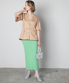 【トリコテ/Tricote】のジグザグスカート 42GREEN|ID: prp329100004671218 ipo3291000000034280699