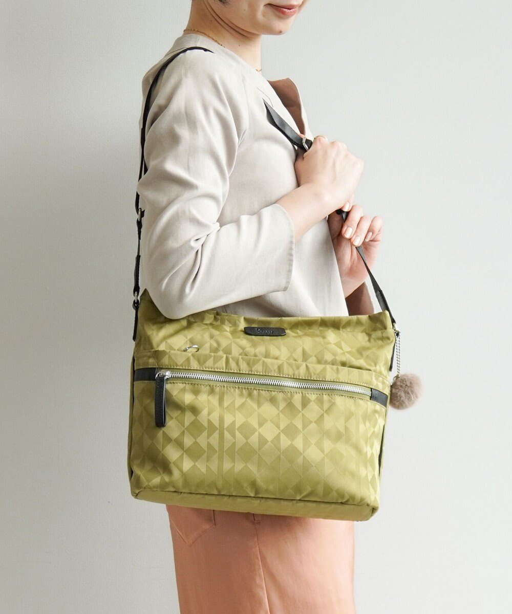 【エース バッグズ アンド ラゲッジ/ACE BAGS & LUGGAGE / MEN】のKanana project カナナモノグラム3rd ショルダーバッグ 11912 カナナ プロジェクト インテリア・キッズ・メンズ・レディースファッション・服の通販 founy(ファニー) 　ファッション　Fashion　メンズファッション　Fashion for Men　バッグ　Bags　抗菌　Antibacterial, Bacteria-Resistant　軽量　Lightweight, Ultra Light　財布　Wallet, Purse　チャーム　Charm, Pendant　定番　Standard, Basic Item　フロント　Front, Front Design　ポケット　Pocket, Pocket Detail　リュック　Backpack, Rucksack　再入荷　Restock / Back in Stock　新作・新入荷　New Arrivals / New In　旅行　Travel　スーツケース キャリーケース　Suitcase / Carry Case　エレガント 上品　Elegant　ピスタチオ|ID: prp329100004671228 ipo3291000000033769026