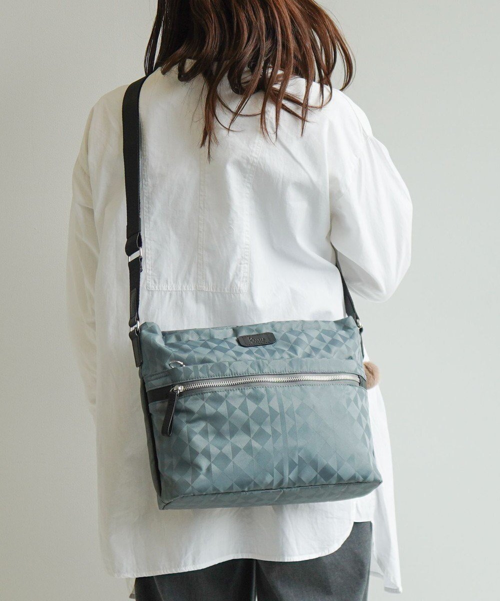 【エース バッグズ アンド ラゲッジ/ACE BAGS & LUGGAGE / MEN】のKanana project カナナモノグラム3rd ショルダーバッグ 11912 カナナ プロジェクト インテリア・キッズ・メンズ・レディースファッション・服の通販 founy(ファニー) 　ファッション　Fashion　メンズファッション　Fashion for Men　バッグ　Bags　抗菌　Antibacterial, Bacteria-Resistant　軽量　Lightweight, Ultra Light　財布　Wallet, Purse　チャーム　Charm, Pendant　定番　Standard, Basic Item　フロント　Front, Front Design　ポケット　Pocket, Pocket Detail　リュック　Backpack, Rucksack　再入荷　Restock / Back in Stock　新作・新入荷　New Arrivals / New In　旅行　Travel　スーツケース キャリーケース　Suitcase / Carry Case　エレガント 上品　Elegant　グレー|ID: prp329100004671228 ipo3291000000033769029