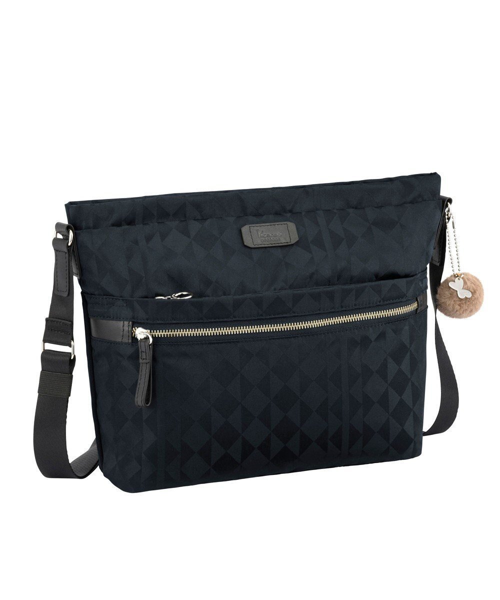 【エース バッグズ アンド ラゲッジ/ACE BAGS & LUGGAGE / MEN】のKanana project カナナモノグラム3rd ショルダーバッグ 11912 カナナ プロジェクト インテリア・キッズ・メンズ・レディースファッション・服の通販 founy(ファニー) 　ファッション　Fashion　メンズファッション　Fashion for Men　バッグ　Bags　抗菌　Antibacterial, Bacteria-Resistant　軽量　Lightweight, Ultra Light　財布　Wallet, Purse　チャーム　Charm, Pendant　定番　Standard, Basic Item　フロント　Front, Front Design　ポケット　Pocket, Pocket Detail　リュック　Backpack, Rucksack　再入荷　Restock / Back in Stock　新作・新入荷　New Arrivals / New In　旅行　Travel　スーツケース キャリーケース　Suitcase / Carry Case　エレガント 上品　Elegant　ネイビー|ID: prp329100004671228 ipo3291000000034018478