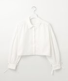 【フェルゥ/Feroux】の【ONWARD CROSSET MAG掲載・2WAY】リボンクロップド シャツ ホワイト系|ID: prp329100004671237 ipo3291000000034757641