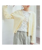 【アースミュージックアンドエコロジー/earth music&ecology】のフリルデザインリボンカーディガン Light Yellow|ID: prp329100004671238 ipo3291000000034280827