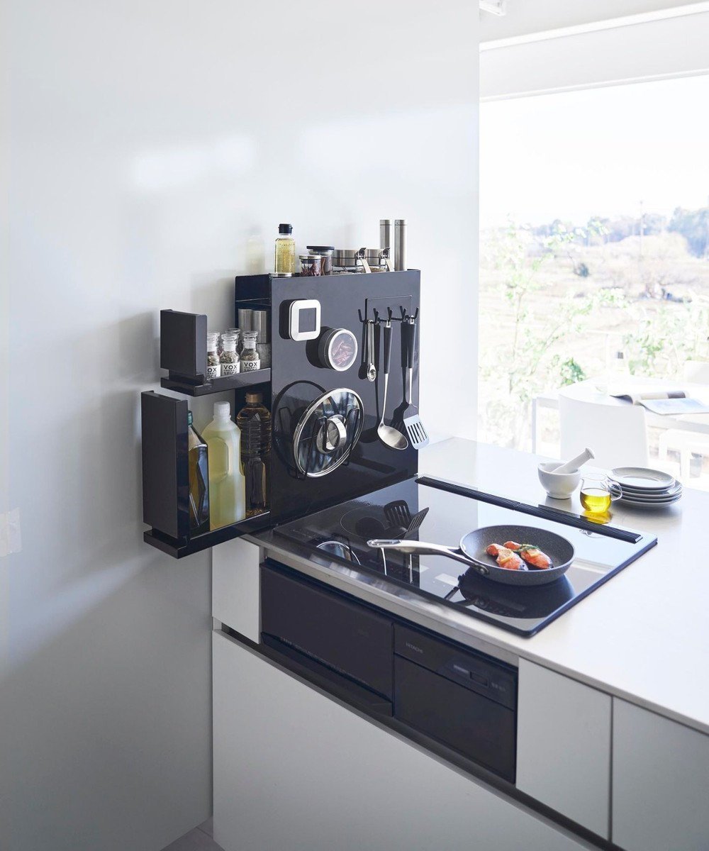 【タワー/tower】の隠せる調味料ラック タワー 2段 ブラック 人気、トレンドファッション・服の通販 founy(ファニー) ファッション Fashion レディースファッション Fashion for Women マグネット Magnet, Magnetic Closure other-1|ID: prp329100004671252 ipo3291000000034255882