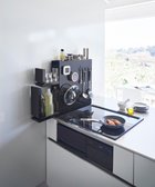 【タワー/tower】の隠せる調味料ラック タワー 2段 ブラック ブラック|ID: prp329100004671252 ipo3291000000034255883