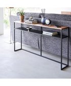 【タワー/tower】のソファー裏コンソールテーブル タワー 棚付き ブラック ブラック|ID: prp329100004671258 ipo3291000000034280946