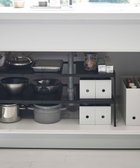 【タワー/tower】の伸縮シンク下ラック 2段 タワー D30 ブラック 人気、トレンドファッション・服の通販 founy(ファニー) ファッション Fashion レディースファッション Fashion for Women thumbnail ブラック|ID: prp329100004671284 ipo3291000000034280535