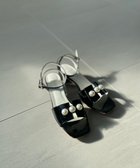 【フェルゥ/Feroux】のパールポイント サンダル ブラック系|ID: prp329100004671300 ipo3291000000034605251