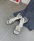 【フェルゥ/Feroux】のパールポイント サンダル シルバー系|ID: prp329100004671300 ipo3291000000034605252
