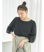 【アースミュージックアンドエコロジー/earth music&ecology】のシアーチェックスリーブプルオーバー 人気、トレンドファッション・服の通販 founy(ファニー) ファッション Fashion レディースファッション Fashion for Women トップス・カットソー Cut & Sew Tops シャツ・ブラウス・オフィスカジュアル Elegant Blouses & Button-Ups ロングTシャツ・Tシャツ Longline T-Shirts & Tees カジュアルプルオーバー・ニットトップス Pullovers & Knit Tops / Casual Pullovers カットソー・ベーシックTシャツ Cut-and-Sewn Tops / Stretch Tees & Basics カットソー Cut and Sewn Top ガーリー Girly, Feminine Style スリーブ Sleeve, Long Sleeve / Short Sleeve フェミニン Feminine, Girly フォルム Silhouette, Form ポケット Pocket, Pocket Detail 夏 Summer 春 Spring S/S・春夏 SS, Spring/Summer, Warm Season thumbnail Black|ID: prp329100004671301 ipo3291000000034281127