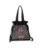 【チャコット/Chacott】のポワントシアートートバッグ 人気、トレンドファッション・服の通販 founy(ファニー) ファッション Fashion レディースファッション Fashion for Women バッグ Bags オーガンジー Organza Fabric グラデーション Gradient, Ombre サテン Satin, Glossy Fabric バレエ Ballet, Ballet Style リボン Ribbon, Bow thumbnail ブラック|ID: prp329100004671382 ipo3291000000033769655