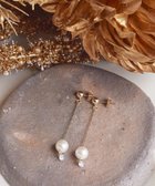 【ティアクラッセ/Tiaclasse】のパールロングピアス ゴールド|ID: prp329100004671396 ipo3291000000035916842