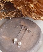 【ティアクラッセ/Tiaclasse】のパールロングピアス シルバー|ID: prp329100004671396 ipo3291000000035916844