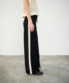 【グレース コンチネンタル/GRACE CONTINENTAL】のバイカラーニットパンツ ブラック|ID: prp329100004671400 ipo3291000000034283299