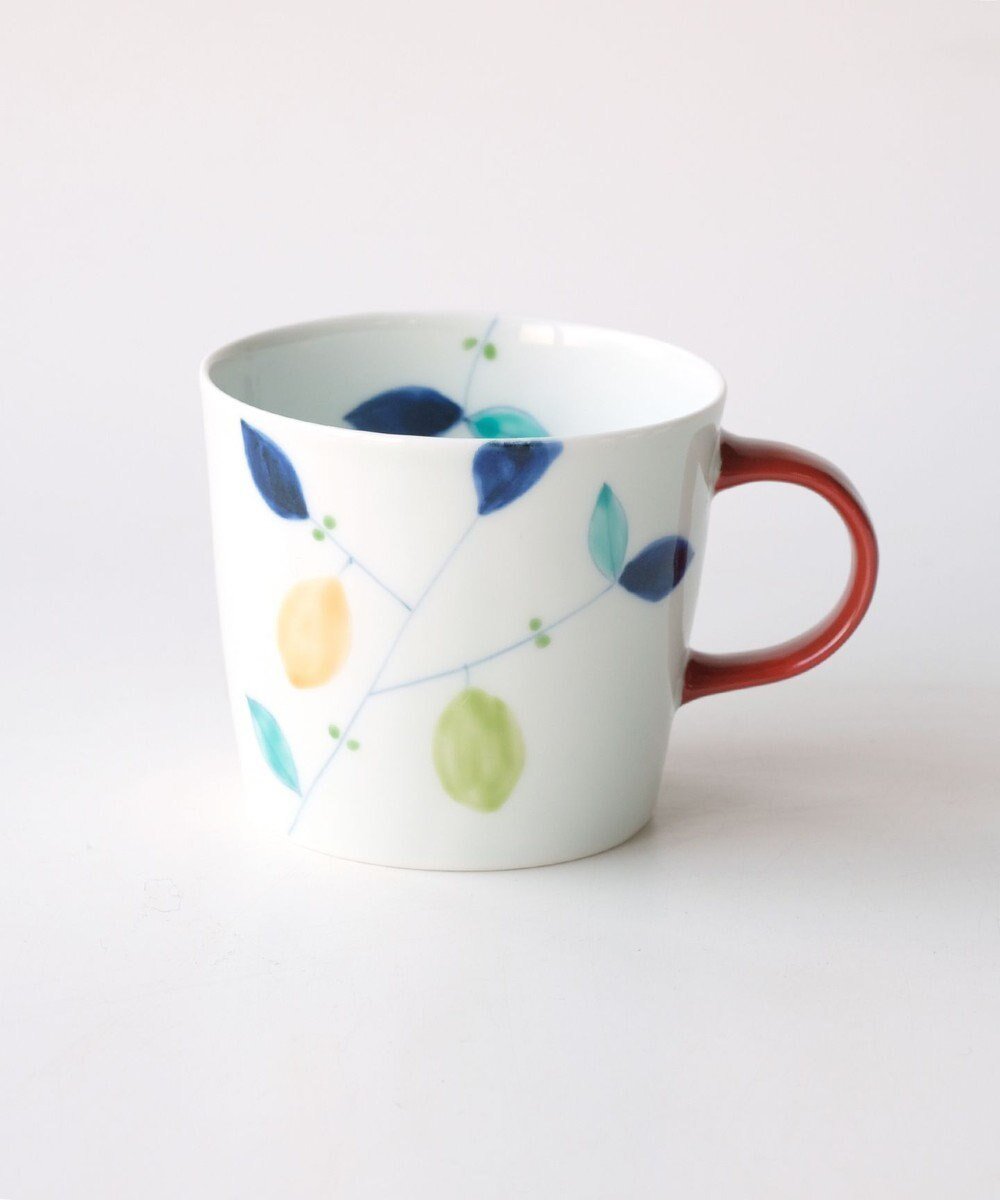 【たち吉/TACHIKICHI】の【たち吉】彩レモン マグ(赤)〈1個〉 有田焼 インテリア・キッズ・メンズ・レディースファッション・服の通販 founy(ファニー) 　ファッション　Fashion　レディースファッション　Fashion for Women　グラス　Glass, Eyewear　タンブラー　Tumbler, Travel Mug　ホワイト×レッド|ID: prp329100004671448 ipo3291000000034283381