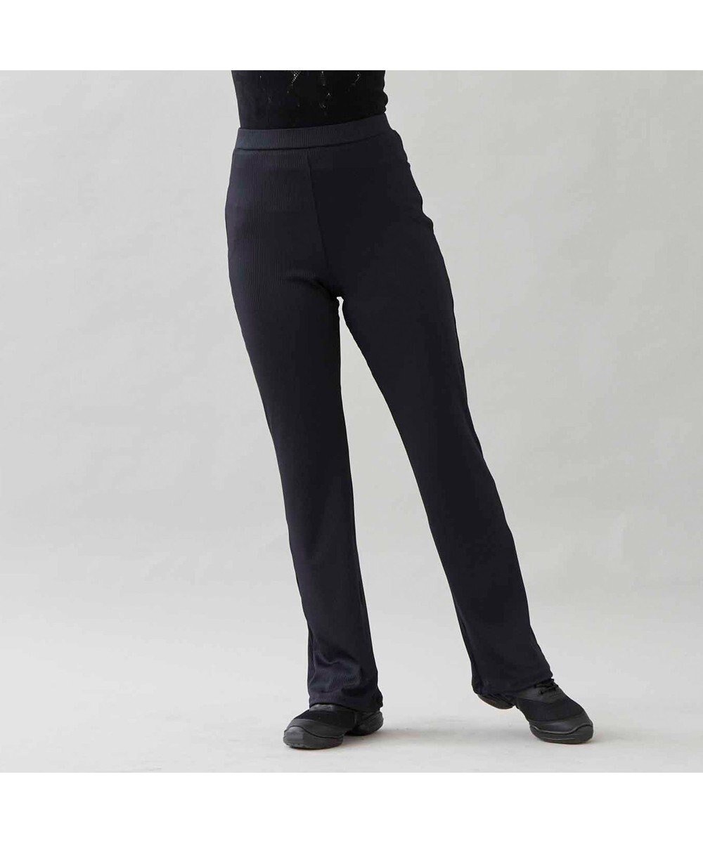 【チャコット/Chacott】のリブストレッチブーツカットパンツ 人気、トレンドファッション・服の通販 founy(ファニー) 　ファッション　Fashion　レディースファッション　Fashion for Women　パンツ　Pants & Trousers　おすすめ　Recommended / Our Picks　ストレッチ　Stretch, Stretchy Fabric　パターン　Pattern, Design Print　フィット　Fit, Slim Fit　ヨーク　Yoke, Yoke Design　 other-1|ID: prp329100004671466 ipo3291000000033770001