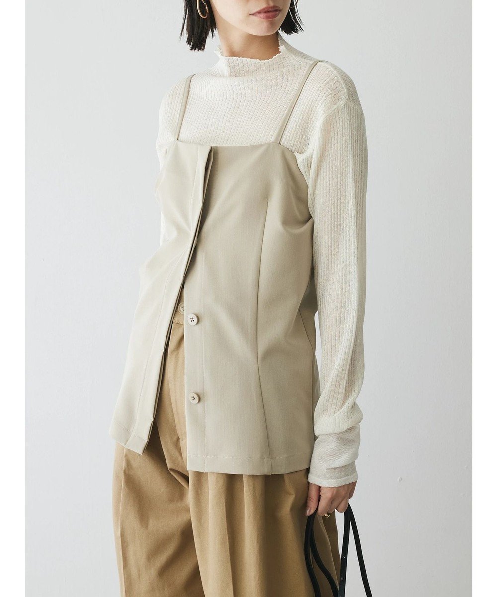 【グリーンパークス/Green Parks】のAnriettMusee キャミビスチェ 人気、トレンドファッション・服の通販 founy(ファニー) 　ファッション　Fashion　レディースファッション　Fashion for Women　トップス・カットソー　Cut & Sew Tops　キャミソール&ノースリーブ　Camisoles & Sleeveless Tops　ビスチェ　Bustiers & Corset Tops / Layered Bustier Style　エレガント 上品　Elegant　春　Spring　キャミソール　Camisole, Spaghetti Strap Top　シンプル　Simple, Minimal　ビスチェ　Bustier, Corset Top　フランス　France, French　フロント　Front, Front Design　ポケット　Pocket, Pocket Detail　ラップ　Wrap, Wrap Design　S/S・春夏　SS, Spring/Summer, Warm Season　夏　Summer　ビジネス 仕事 通勤　Business / Work / Commuting　 other-1|ID: prp329100004671506 ipo3291000000034283567