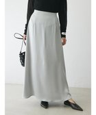 【グリーンパークス/Green Parks】のAnriettMusee サテンナロースカート Gray|ID: prp329100004671540 ipo3291000000034281013