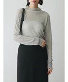 【グリーンパークス/Green Parks】のAnriettMusee ラメ切替スリーブリブシアーニット Light Gray|ID: prp329100004671544 ipo3291000000033770433