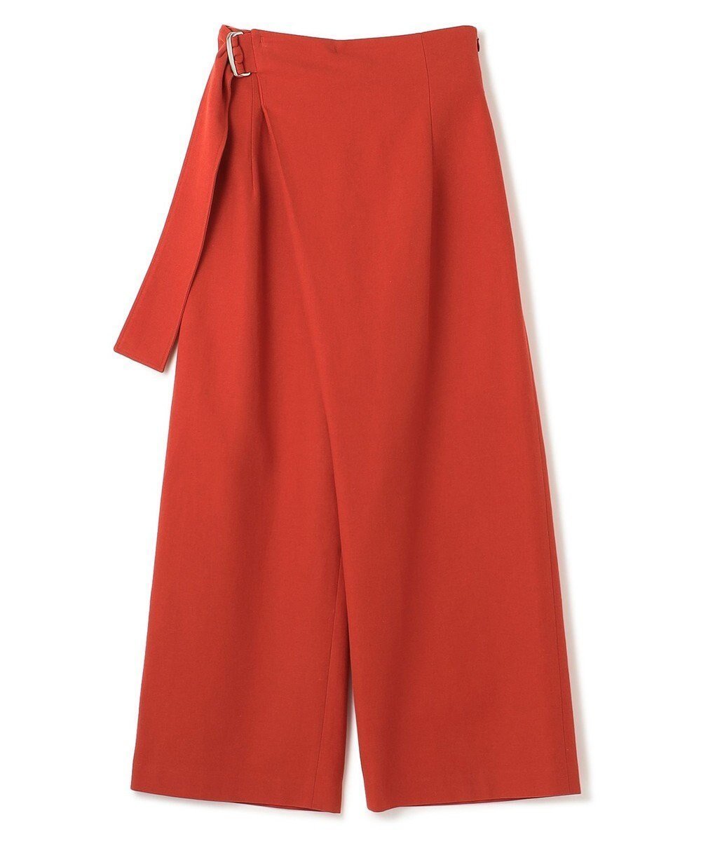 【アンクレイヴ/uncrave】の【手洗い可】コットンリネンツイル パンツ(uncrave WHITE) インテリア・キッズ・メンズ・レディースファッション・服の通販 founy(ファニー) 　ファッション　Fashion　レディースファッション　Fashion for Women　パンツ　Pants & Trousers　春　Spring　シンプル　Simple, Minimal　セットアップ　Set-Up, Coordinated Outfit　雑誌　Magazine, Fashion Magazine　タンブラー　Tumbler, Travel Mug　ツイル　Twist, Twisted Detail　フロント　Front, Front Design　リネン　Linen, Linen Fabric　S/S・春夏　SS, Spring/Summer, Warm Season　夏　Summer　スカーレット|ID: prp329100004671549 ipo3291000000034281047