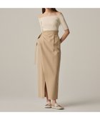 【アンクレイヴ/uncrave】の【手洗い可】コットンリネンツイル スカート(uncrave WHITE) ベージュ|ID: prp329100004671552 ipo3291000000033770465