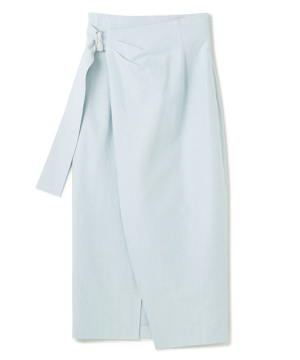 【アンクレイヴ/uncrave】の【手洗い可】コットンリネンツイル スカート(uncrave WHITE) インテリア・キッズ・メンズ・レディースファッション・服の通販 founy(ファニー) 　ファッション　Fashion　レディースファッション　Fashion for Women　スカート　Skirts　春　Spring　シンプル　Simple, Minimal　セットアップ　Set-Up, Coordinated Outfit　雑誌　Magazine, Fashion Magazine　タンブラー　Tumbler, Travel Mug　ツイル　Twist, Twisted Detail　フロント　Front, Front Design　リネン　Linen, Linen Fabric　S/S・春夏　SS, Spring/Summer, Warm Season　夏　Summer　サックス|ID: prp329100004671552 ipo3291000000033770467