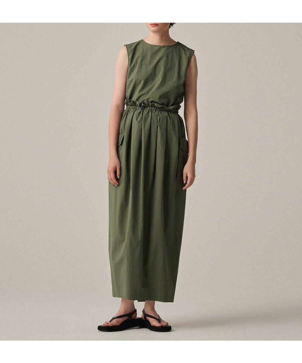 【アンクレイヴ/uncrave】の【撥水・洗濯機洗い可】ライトプルーフナイロン スカート(uncrave WHITE) インテリア・キッズ・メンズ・レディースファッション・服の通販 founy(ファニー) 　ファッション　Fashion　レディースファッション　Fashion for Women　スカート　Skirts　春　Spring　ギャザー　Gathered, Ruffled　軽量　Lightweight, Ultra Light　ダメージ　Distressed, Destroyed　ポケット　Pocket, Pocket Detail　ワーク　Workwear, Utility Style　S/S・春夏　SS, Spring/Summer, Warm Season　夏　Summer　カーキ|ID: prp329100004671557 ipo3291000000034281062