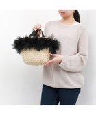 【アンビリオン/UNBILLION】のカカトゥ kakatoo / チュールフリンジカゴバッグ ブラック|ID: prp329100004671585 ipo3291000000034778904