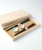 【たち吉/TACHIKICHI】の【たち吉】桜花 夫婦箸・箸置セット(桐箱入)〈各2〉 ホワイト系その他|ID: prp329100004671609 ipo3291000000034284261
