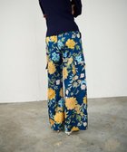 【グレース コンチネンタル/GRACE CONTINENTAL】のフラワープリントワークパンツ ネイビー|ID: prp329100004671615 ipo3291000000033770707