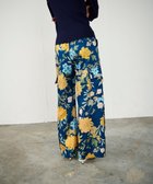 【グレース コンチネンタル/GRACE CONTINENTAL】のフラワープリントワークパンツ ネイビー|ID: prp329100004671615 ipo3291000000034284294