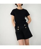 【グレース コンチネンタル/GRACE CONTINENTAL】のフライスコンパクトトップ ブラック|ID: prp329100004671618 ipo3291000000033770726
