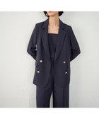 【グレース コンチネンタル/GRACE CONTINENTAL】の麻調バックギャザージャケット グレー|ID: prp329100004671659 ipo3291000000033770945