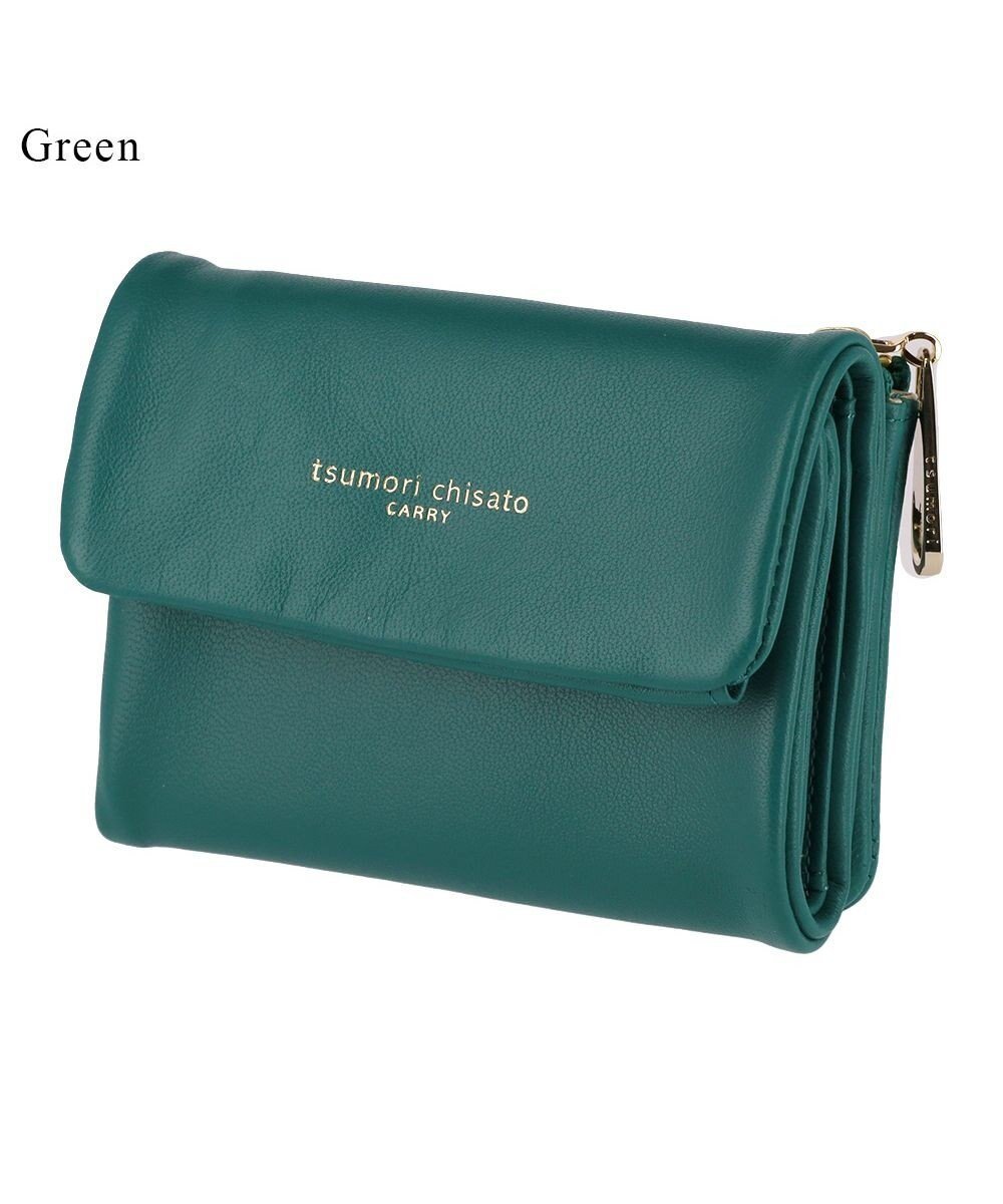 【ツモリチサト キャリー/tsumori chisato CARRY】のソフトラム 3つ折り財布 人気、トレンドファッション・服の通販 founy(ファニー) 　ファッション　Fashion　レディースファッション　Fashion for Women　ミニ財布・二つ折り財布　Wallets & Card Cases　シンプル　Simple, Minimal　ネコ　Cat, Feline Motif　ポケット　Pocket, Pocket Detail　財布　Wallet, Purse　 other-1|ID: prp329100004671662 ipo3291000000033770955