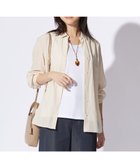 【ジェイ プレス/J.PRESS】の【洗える】コットンアセVis ストライプ シャツカラー ブラウス ベージュ系1|ID: prp329100004671671 ipo3291000000034283752