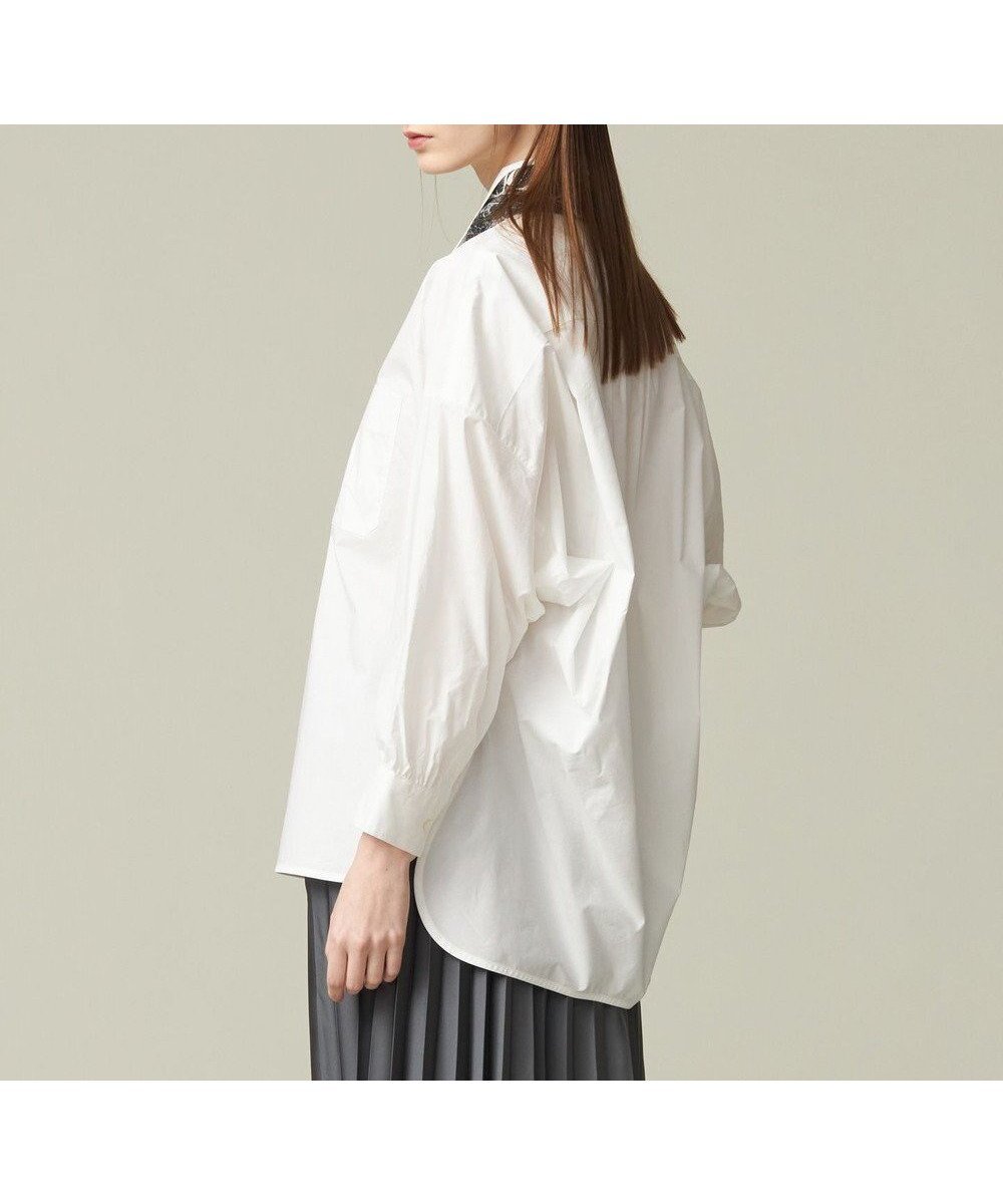 【ジェイプレスヨークストリート/J.PRESS YORK STREET】の【WOMEN】コットンタイプライター バックドレープブラウス 人気、トレンドファッション・服の通販 founy(ファニー) 　ファッション　Fashion　レディースファッション　Fashion for Women　トップス・カットソー　Cut & Sew Tops　シャツ・ブラウス・オフィスカジュアル　Elegant Blouses & Button-Ups　おすすめ　Recommended / Our Picks　ジャケット　Jacket, Outerwear　スタンダード　Standard, Basic　タイプライター　Typewriter Fabric, Crisp Cotton　ドレープ　Drape, Draping Fabric　夏　Summer　春　Spring　S/S・春夏　SS, Spring/Summer, Warm Season　 other-1|ID: prp329100004671678 ipo3291000000033771025