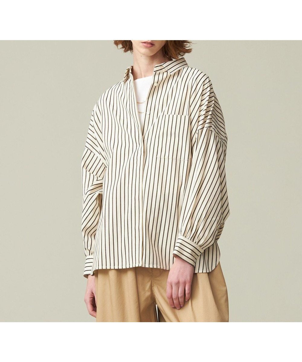【ジェイプレスヨークストリート/J.PRESS YORK STREET】の【WOMEN】コットンタイプライター バックドレープブラウス インテリア・キッズ・メンズ・レディースファッション・服の通販 founy(ファニー) 　ファッション　Fashion　レディースファッション　Fashion for Women　トップス・カットソー　Cut & Sew Tops　シャツ・ブラウス・オフィスカジュアル　Elegant Blouses & Button-Ups　おすすめ　Recommended / Our Picks　ジャケット　Jacket, Outerwear　スタンダード　Standard, Basic　タイプライター　Typewriter Fabric, Crisp Cotton　ドレープ　Drape, Draping Fabric　夏　Summer　春　Spring　S/S・春夏　SS, Spring/Summer, Warm Season　ブラック系1|ID: prp329100004671678 ipo3291000000033771030