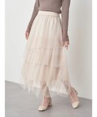 【アースミュージックアンドエコロジー/earth music&ecology】のランダムヘムチュールスカート Light Beige|ID: prp329100004671682 ipo3291000000034283788