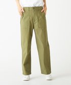 【サキュウ/caqu】の【洗える】classic baker pants クラシックストレートベーカーパンツ olive|ID: prp329100004671698 ipo3291000000034283846