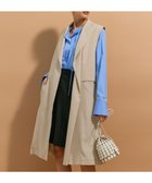 【ベイジ,/BEIGE,】の【VERY NaVY 6月号掲載】 CAROLE / ロングテーラードジレ Sand|ID: prp329100004671716 ipo3291000000034283144