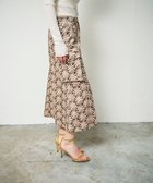 【グレース コンチネンタル/GRACE CONTINENTAL】のパームモチーフカーゴスカート カーキ|ID: prp329100004671727 ipo3291000000033771251