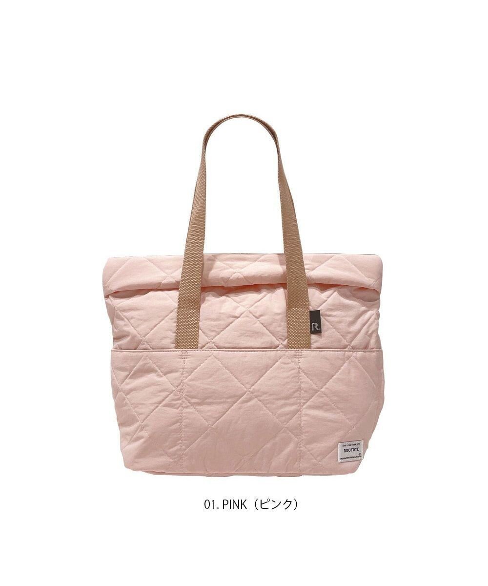 【ルートート/ROOTOTE】の1132【キャリーケース装着可能】EU.フディールー.ソリッド-A インテリア・キッズ・メンズ・レディースファッション・服の通販 founy(ファニー) 　ファッション　Fashion　レディースファッション　Fashion for Women　バッグ　Bags　カメラ　Camera Accessories　キルティング　Quilted, Quilting　軽量　Lightweight, Ultra Light　財布　Wallet, Purse　ダブル　Double, Double-Breasted　フラップ　Flap, Flap Pocket　フロント　Front, Front Design　ポケット　Pocket, Pocket Detail　ループ　Loop, Loop Knit　旅行　Travel　小旅行　Short Trip　新作・新入荷　New Arrivals / New In　ビジネス 仕事 通勤　Business / Work / Commuting　01:ピンク|ID: prp329100004671749 ipo3291000000034210144