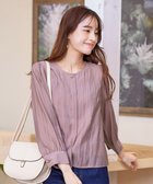 【ティアクラッセ/Tiaclasse】の【洗える】シアーピンタックブラウス ピンク|ID: prp329100004671752 ipo3291000000034629599