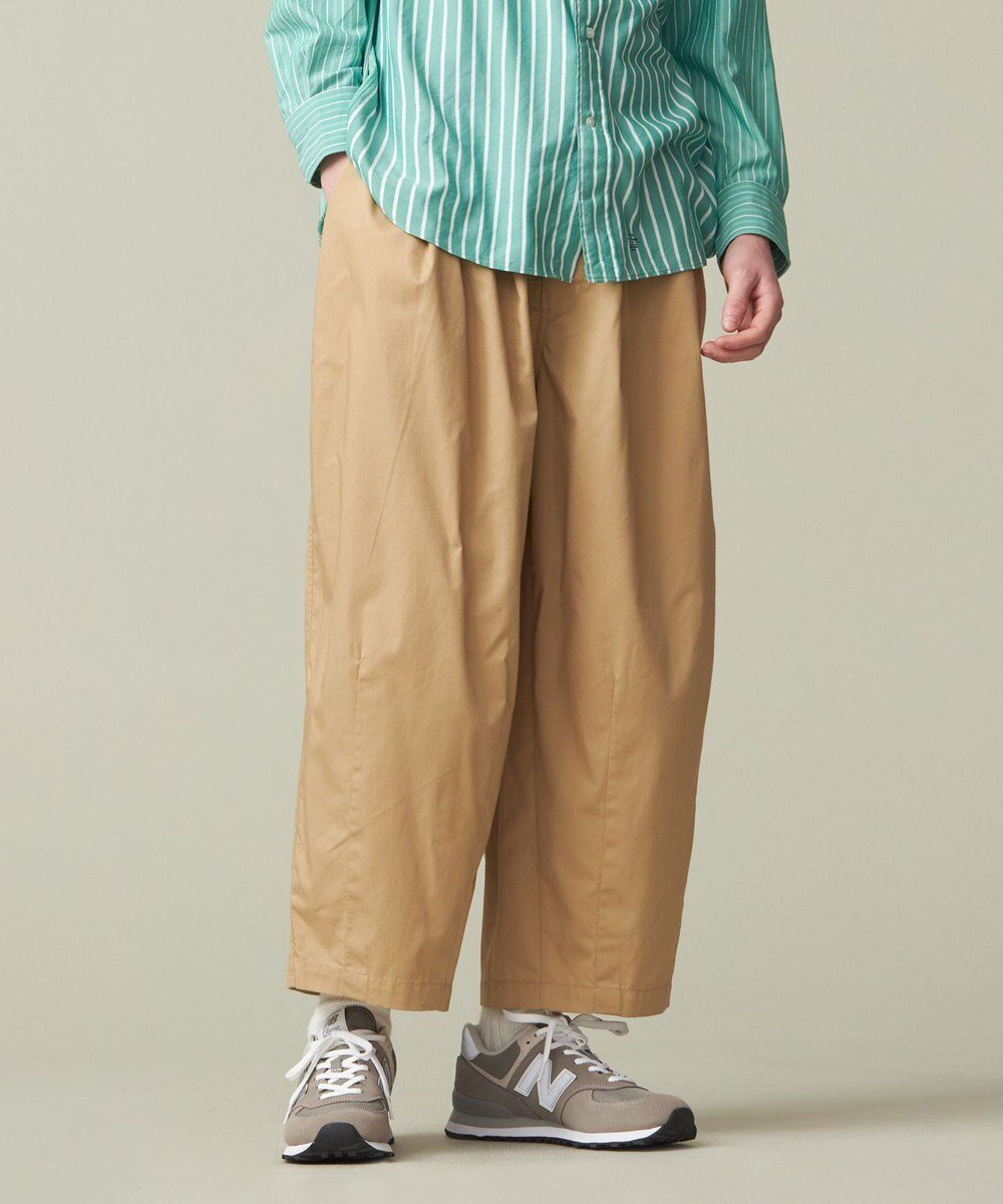 【ジェイプレスヨークストリート/J.PRESS YORK STREET】の【UNISEX】バギーフィットパンツ インテリア・キッズ・メンズ・レディースファッション・服の通販 founy(ファニー) 　ファッション　Fashion　レディースファッション　Fashion for Women　パンツ　Pants & Trousers　ユニセックス　Unisex, Genderless　テーパード　Tapered, Tapered Pants　ブルゾン　Blouson, Bomber Jacket　ワイド　Wide, Wide Fit　夏　Summer　定番　Standard, Basic Item　S/S・春夏　SS, Spring/Summer, Warm Season　A/W・秋冬　Autumn/Winter　軽量　Lightweight, Ultra Light　ベージュ系|ID: prp329100004671776 ipo3291000000034285322